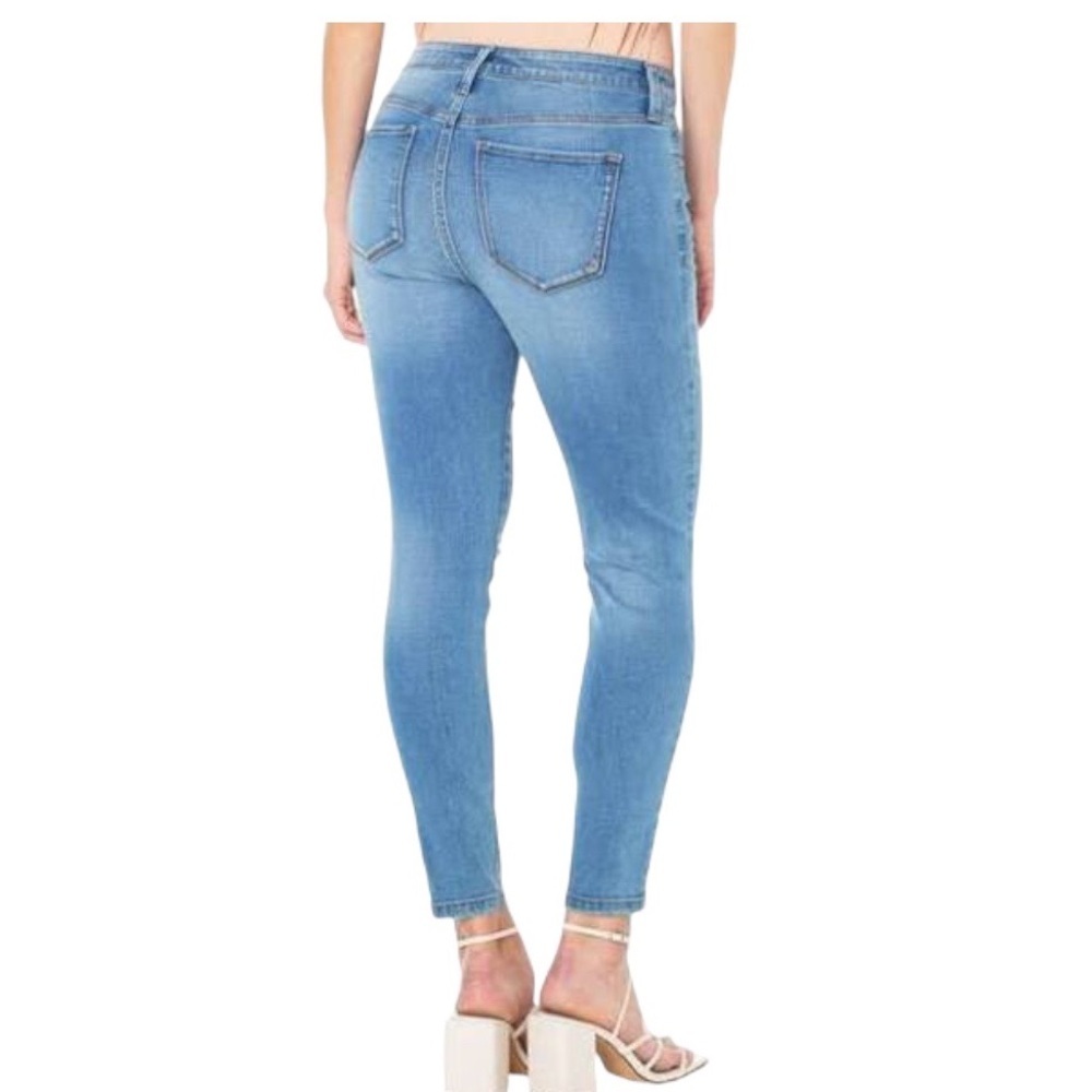 RACHEL ROY-Grace Mid Rise Skinny Ankle Jeans, NEW - Picture 2 of 3